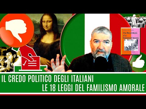 , title : 'Credo politico degli Italiani: 18 leggi del nostro Familismo Amorale'