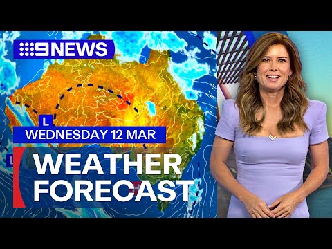 Australia Weather Update: Possible showers for Brisbane | 9 News Australia