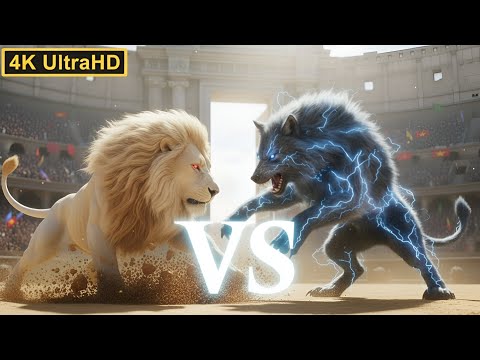 Thunder Wolf Kills Giant Golden Lion, Son Avenges Father 5 Years Later! ⚔ 🦁⚡ | The Ultimate Showdown