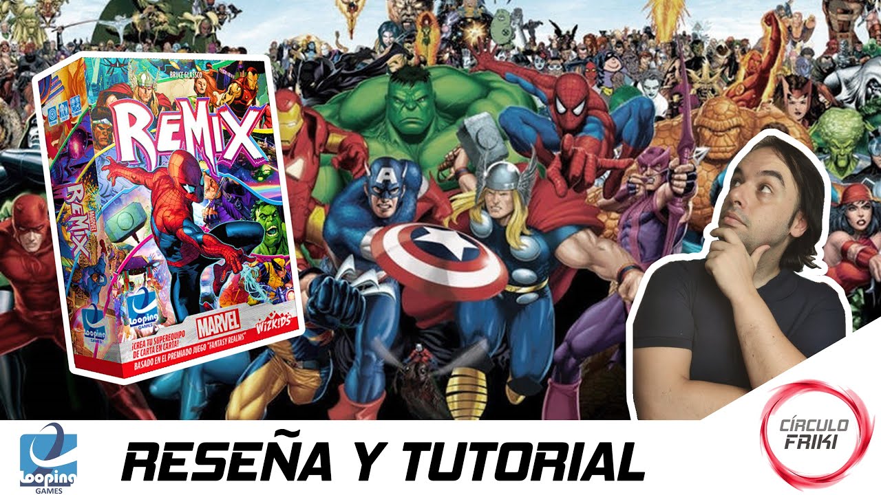 ⭕ MARVEL: REMIX ??♀️ Reseña, Cómo se juega / Tutorial ??♀️ Juego de mesa - Looping Games