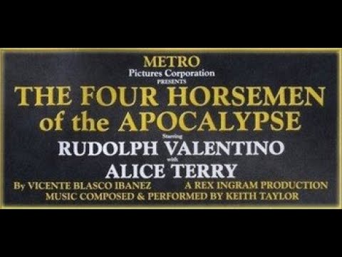 The Four Horsemen of the Apocalypse | 1921 | starring Rudolph Valentino | directed by Rex Ingram