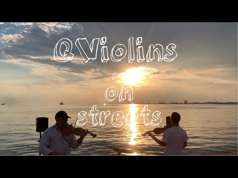 Q Violins On Street - East Motives - live performance