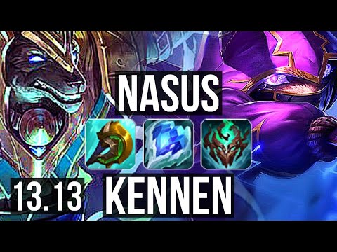 NASUS vs KENNEN (TOP) | 900+ games, 1.0M mastery, 6/3/11 | EUW Master | 13.13