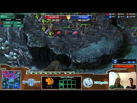 LiquidSnute (Z) vs. FXOBabyknight (P) Starcraft 2 Firecast Replay Cast