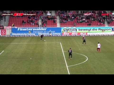 25.ST Spielbericht Hallescher FC - VfB Stuttgart II