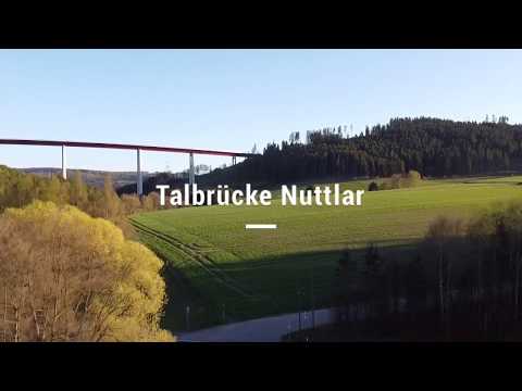 TALBRÜCKE NUTTLAR | A46 | HOCHSAUERLANDKREIS (HSK) | DROHNENAUFNAHME | DJI MAVIC MINI |