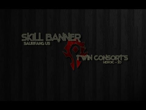 Skill Banner vs Heroic Twin Consorts 10 Man - Warlock PoV