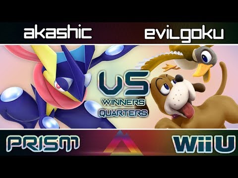 PRISM 105 - Akashic (Greninja) vs. Evilgoku (Duck Hunt/Jigglypuff) - Winners Quarters - Smash Wii U