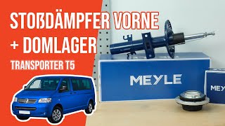 Youtube thumbnail of video "Wie Transporter T5 Stoßdämpfer vorne wechseln ➿"