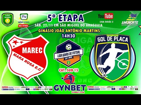 LIGA GOIÁS GYNBET.COM 2025 CATEG. BASE 2025 - MAREC MARA ROSA X GOL DE PLACA NIQUELANDIA