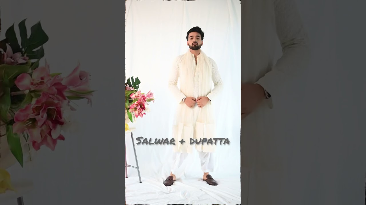 Watch video White kurta for men chikankari @mythstyle menswear indian wedding style sangeet fashion dulha look Now White kurta for men chikankari @mythstyle menswear indian wedding style sangeet fashion dulha look