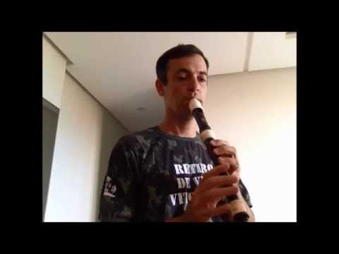 Hino 408 do HCC - Mestre, o mar se revolta - flauta doce contralto / alto recorder