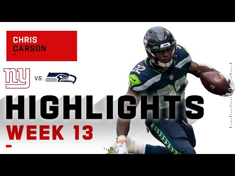 Chris Carson Impresses vs. Giants | NFL 2020 Highlights
