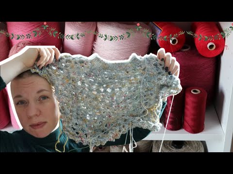 Hantverkshärvan Vlogmas 24/12 - Välkommen in i Saras nya vävrum!