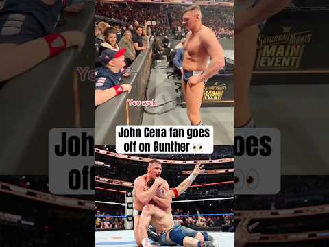 Young fan was not happy after Gunther beat John Cena 😬 (via QiasOmar/X)