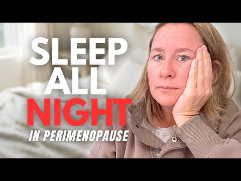 Can’t Sleep in Perimenopause? Fix These 3 Mistakes And Sleep ALL Night