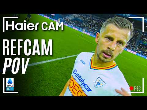 HAIER CAM | REF CAM POV: You Are The Referee in Sassuolo-Lecce | Serie A 2025/26