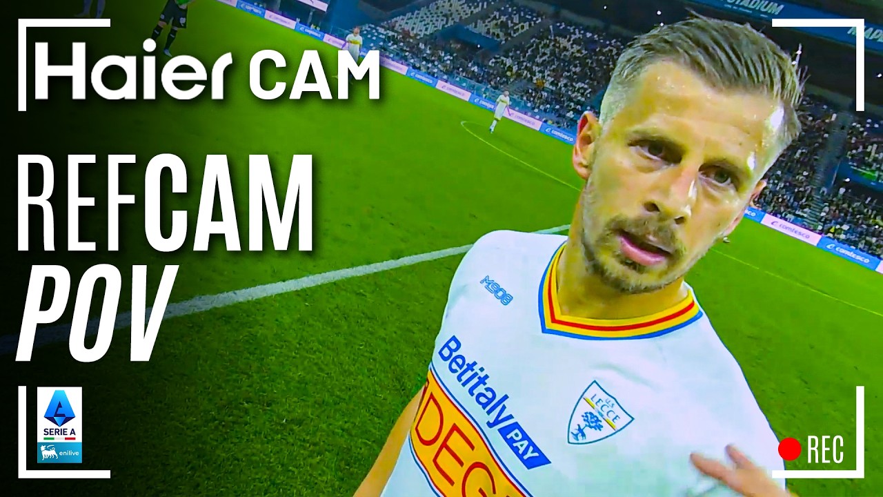 HAIER CAM | REF CAM POV: You Are The Referee in Sassuolo-Lecce | Serie A 2025/26