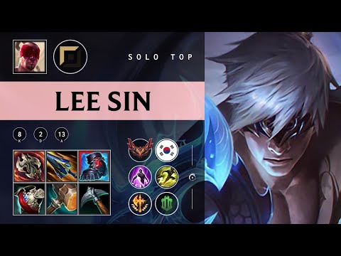 Lee Sin Top vs Jax - KR Grandmaster Patch 25.24