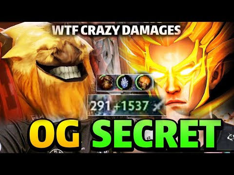 OG vs SECRET - WTF CRAZY DAMAGES TI10 MAIN EVENT