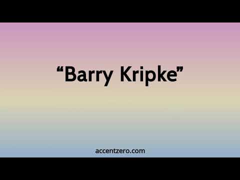 Pronounce "Barry Kripke" - Brazilian accent vs. native U.S.
