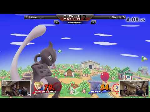 Midwest Mayhem 12 GRAND FINALS - Marss (Zero Suit Samus) vs SDX (Mewtwo)