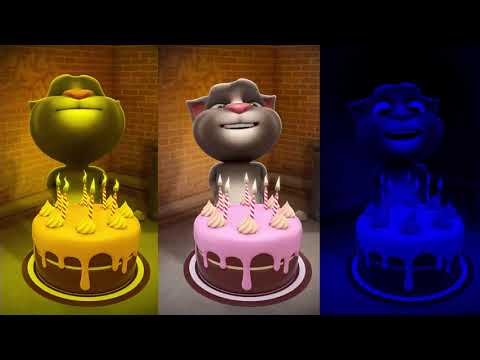My Talking Tom Cat Funny Fails Tom Pocoyo -- Happy Birthday Tom