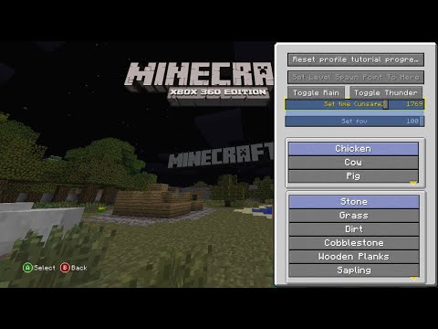 MinecraftDigger - Working DEBUG MENU TU1 - Minecraft: Xbox 360 Edition!