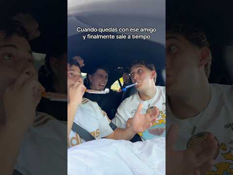 Cuando quedas con ese amigo y finalmente sale a tiempo🫢 #humor #comedia #shortsviral