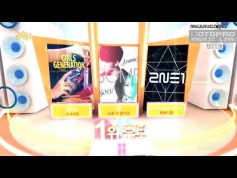 140322 SNSD vs Soyou & JungGigo vs 2NE1