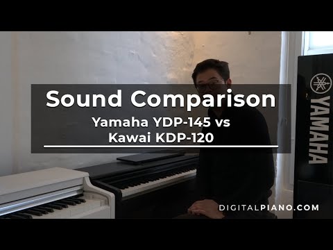Sound Comparison New Yamaha YDP-145 vs Kawai KDP-120 | Digitalpiano.com