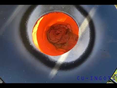 Massive Aluminum Can Meltdown - ASMR - Metal Casting