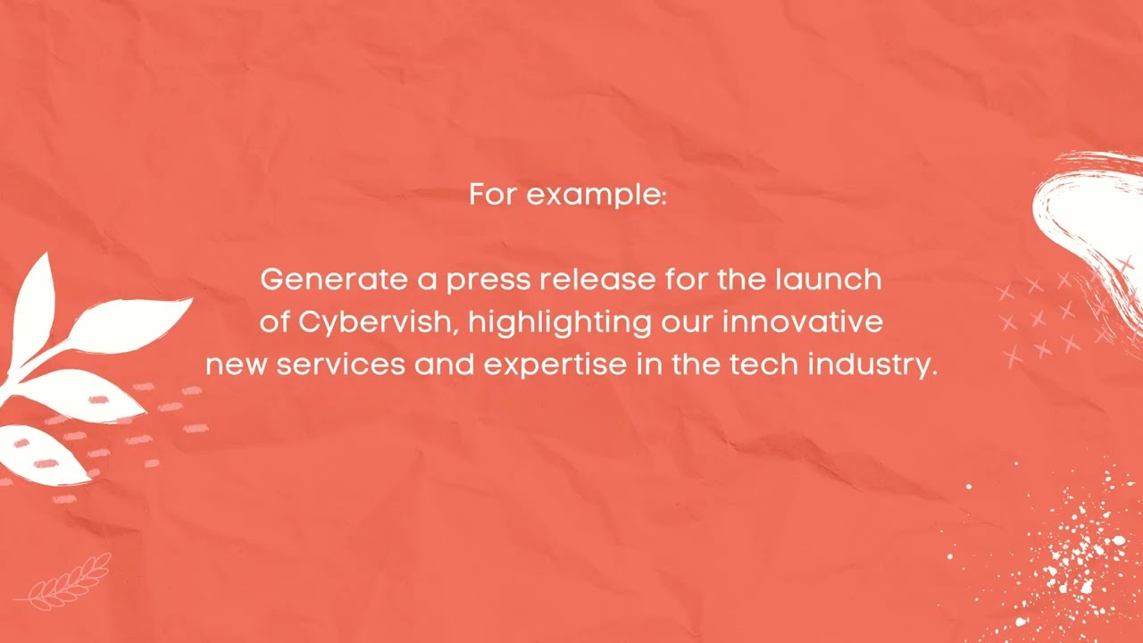 Free AI  Press Release Generator