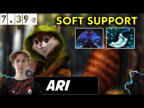Ari Hoodwink Soft Support - Dota 2 Patch 7.39e Pro Player Full Gameplay
