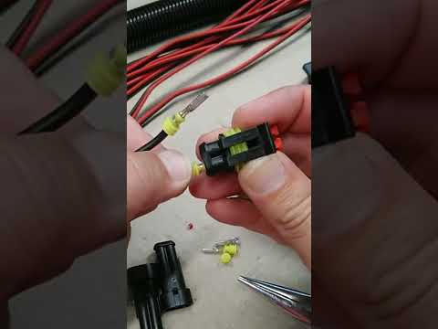 Waterproof Automotive Connector #shorts