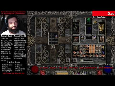 Ber + Lo in Same P3 Travincal Run! One of My Most Insane Drops EVER in Diablo II! Hardcore PlugY LOD