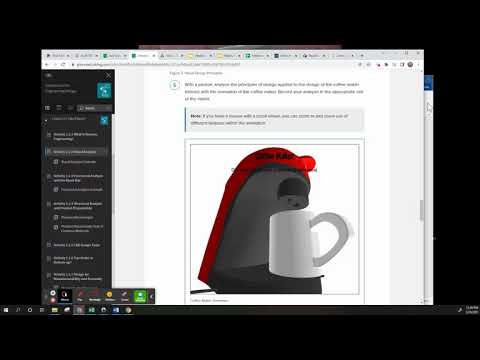 Visual Analysis of coffee maker example