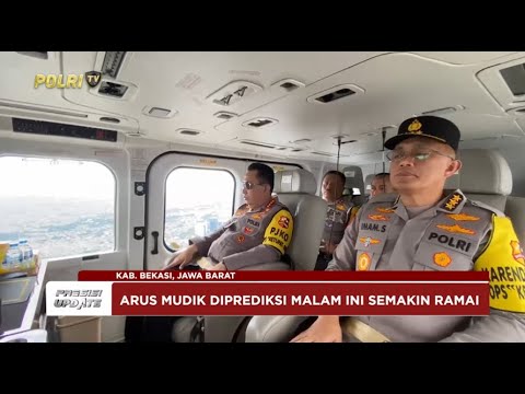 PRESISI UPDATE: KAPOLRI PANTAUAN UDARA ARUS MUDIK TOL JAKARTA CIKAMPEK 28/03/2025 21.30