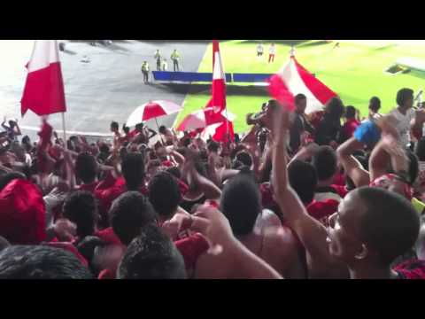 "Yo no me avergúenzo No me importa el descenso - BRS - L.H.D.L.C - América vs Real Santander" Barra: Baron Rojo Sur • Club: América de Cáli • País: Colombia