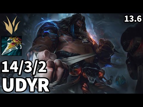 Udyr Jungle vs Karthus - KR Master  | Patch 13.6