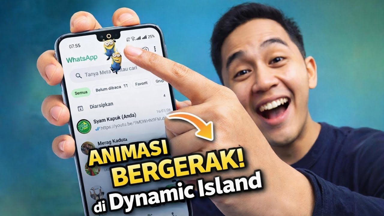Cara Membuat Animasi Bergerak Dynamic Island Di Android 