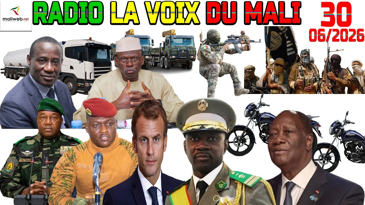 La Revue de Presse de la RADIO LA VOIX DU MALI du 30 Juin 2026