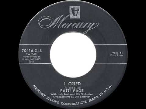 1954 HITS ARCHIVE: I Cried - Patti Page