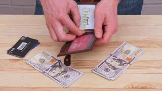 Тонкий чоловічий матовий портмоне 20239 Vintage коричневий