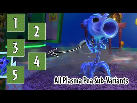 All Plasma Pea Sub-Variants: Garden Warfare 2 Loads of Variants Mod
