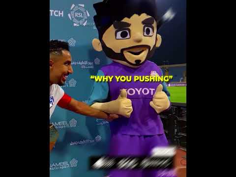 Ronaldo Shows Respect to the Mascot ❤️