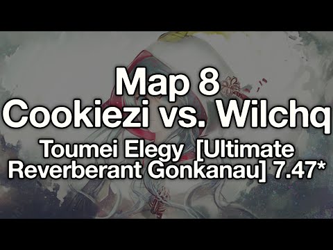 Multiplayer: Cookiezi vs. Wilchq | Map 8: Konuko - Toumei Elegy [Ultimate Reverberant Gonkanau]