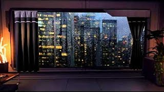 INDOORS DURING STORM - Relaxation & Deep Sleep - Stress Relief Study Tinnitus Insomnia Spa 🎧 1 Hour