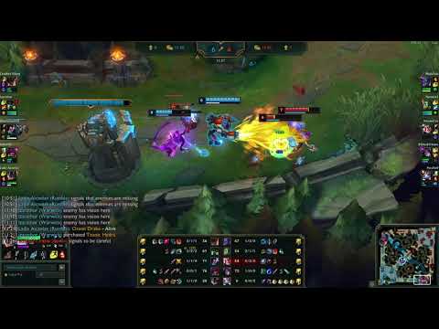 Ranked Game Season 10 Rumble Support vs Yuumi (Laggy Game)