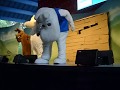 Moomin Characters On Stage In Naantali Finland